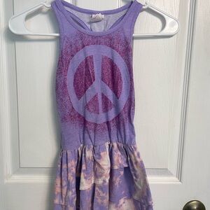 Circo Lavender Peace Sign Dress